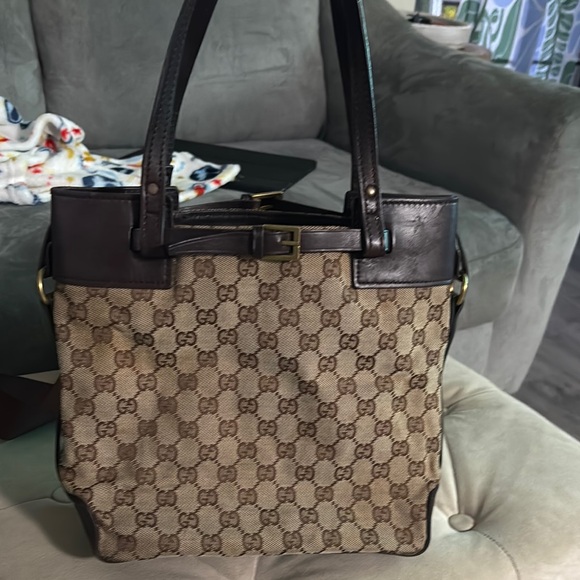 Gucci Brown and Black Women's Bag - Picture 1 of 11